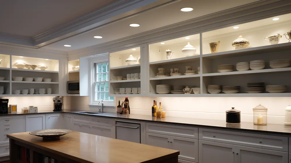 Recessed lighting for a kitchen remodel