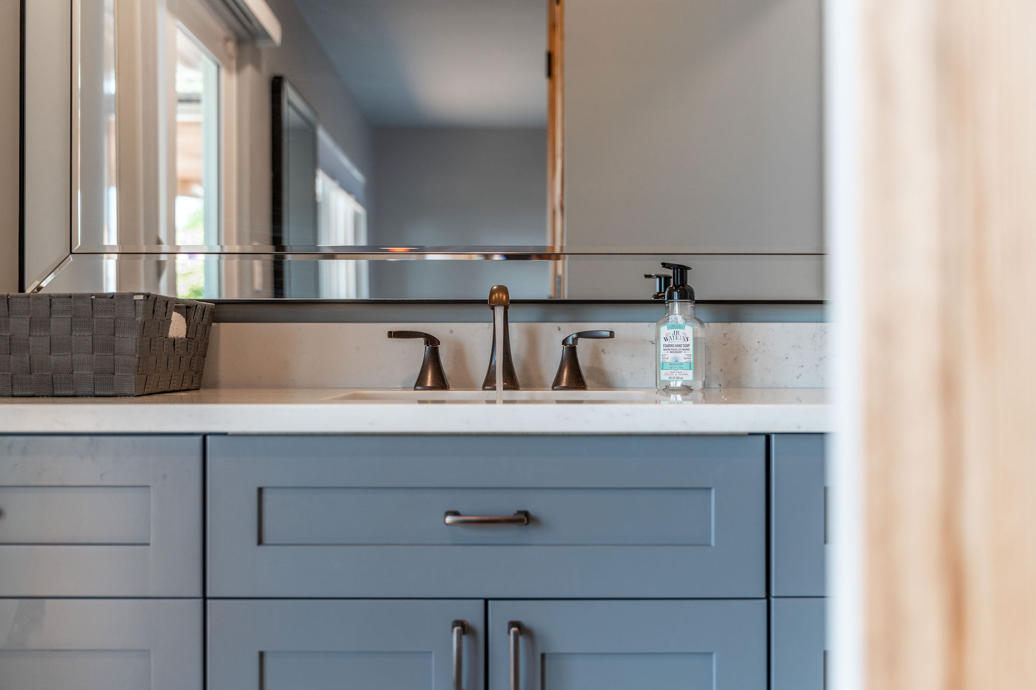 Bathroom sink detail