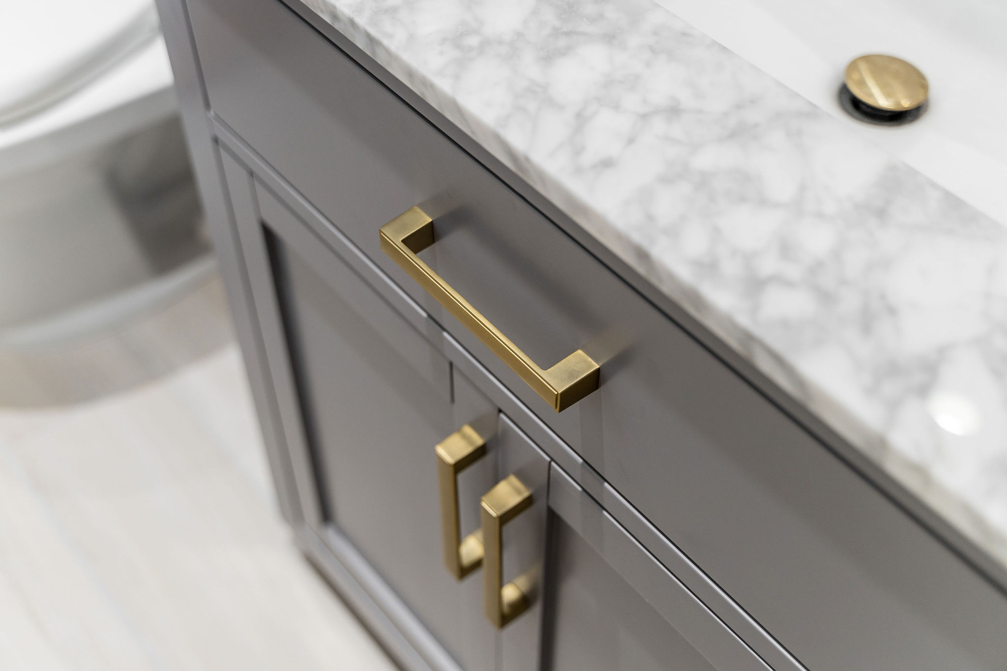 bathroom cabinet detail