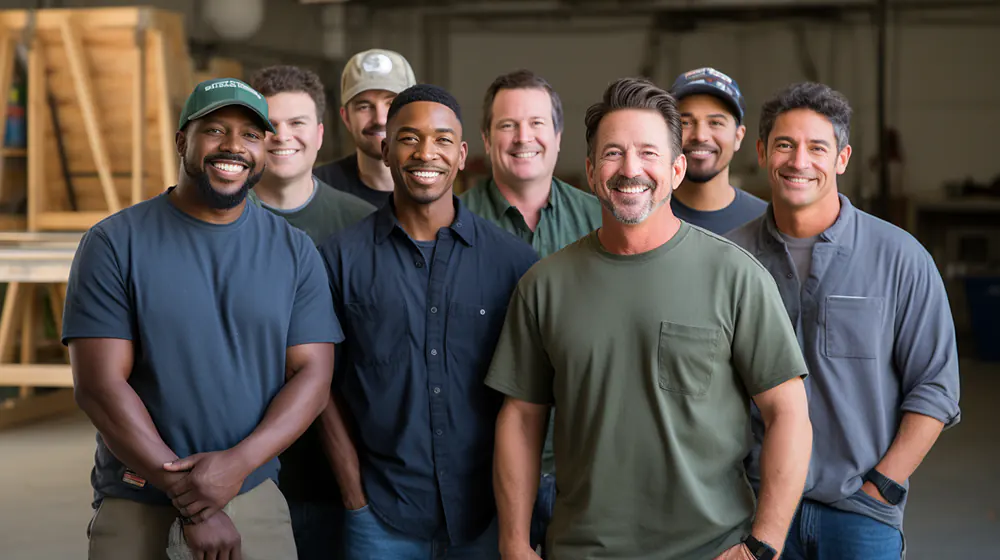A group of remodeling contractors